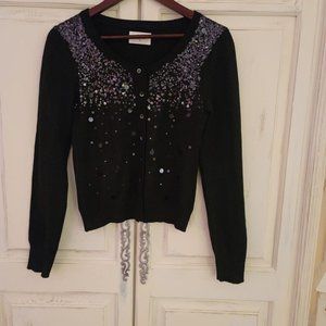 black sweater sequin